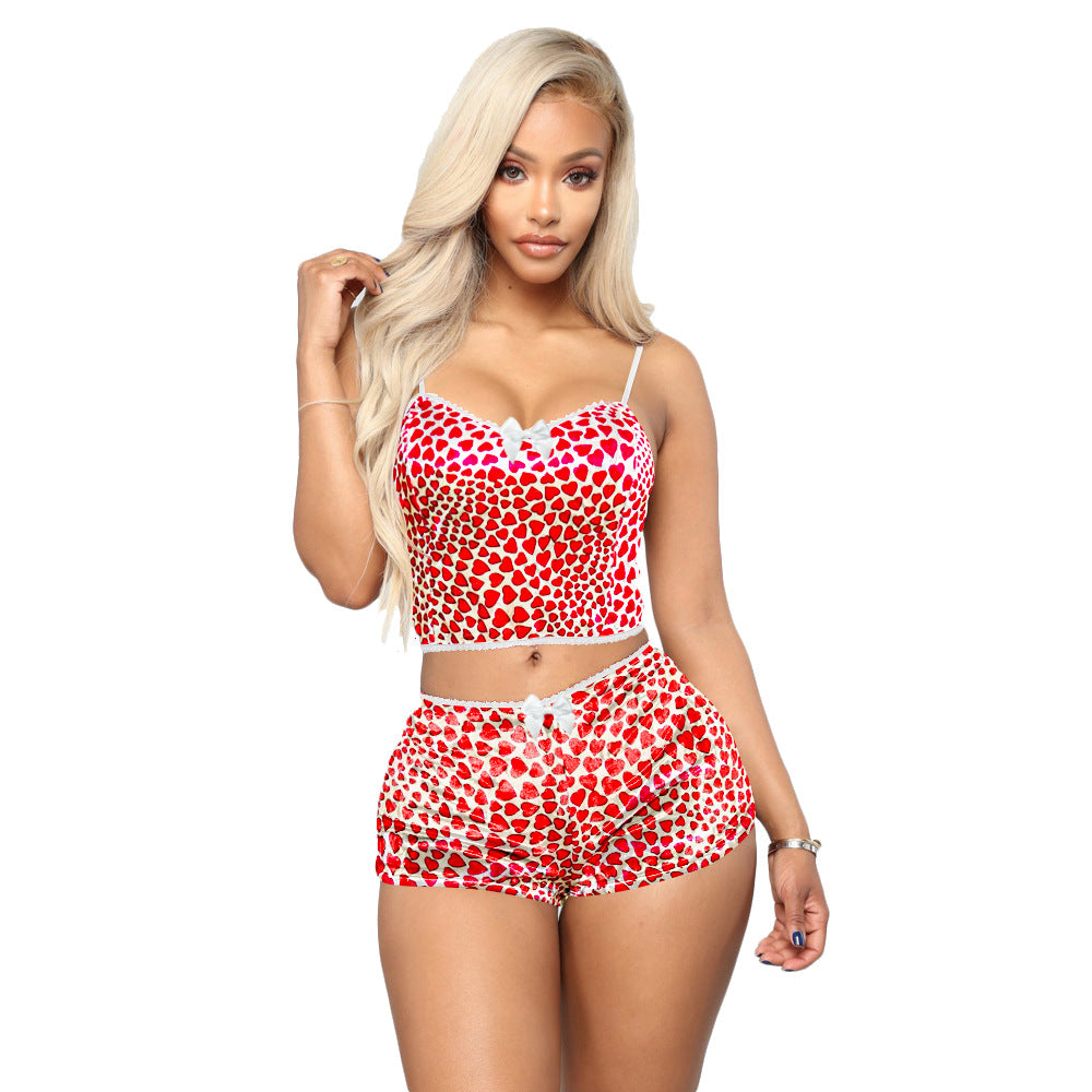 New Print Ladies Pajama Set - sharpe elegance1 new-print-ladies-pajama-set,