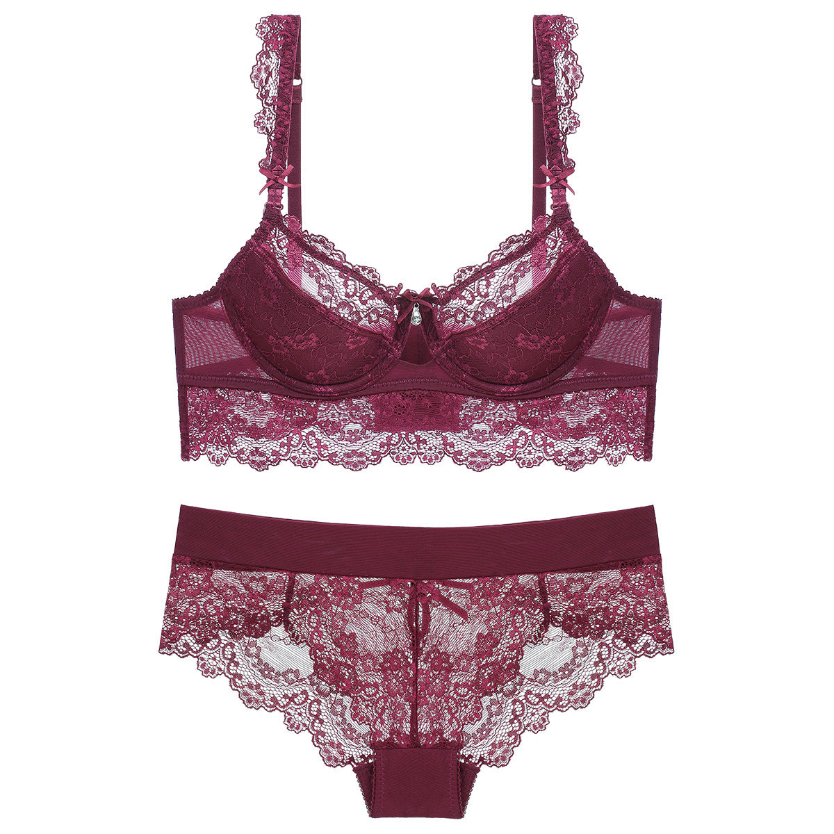 Lace Push Up Lingerie Set - sharpe elegance1 underwear-and-brief-set,