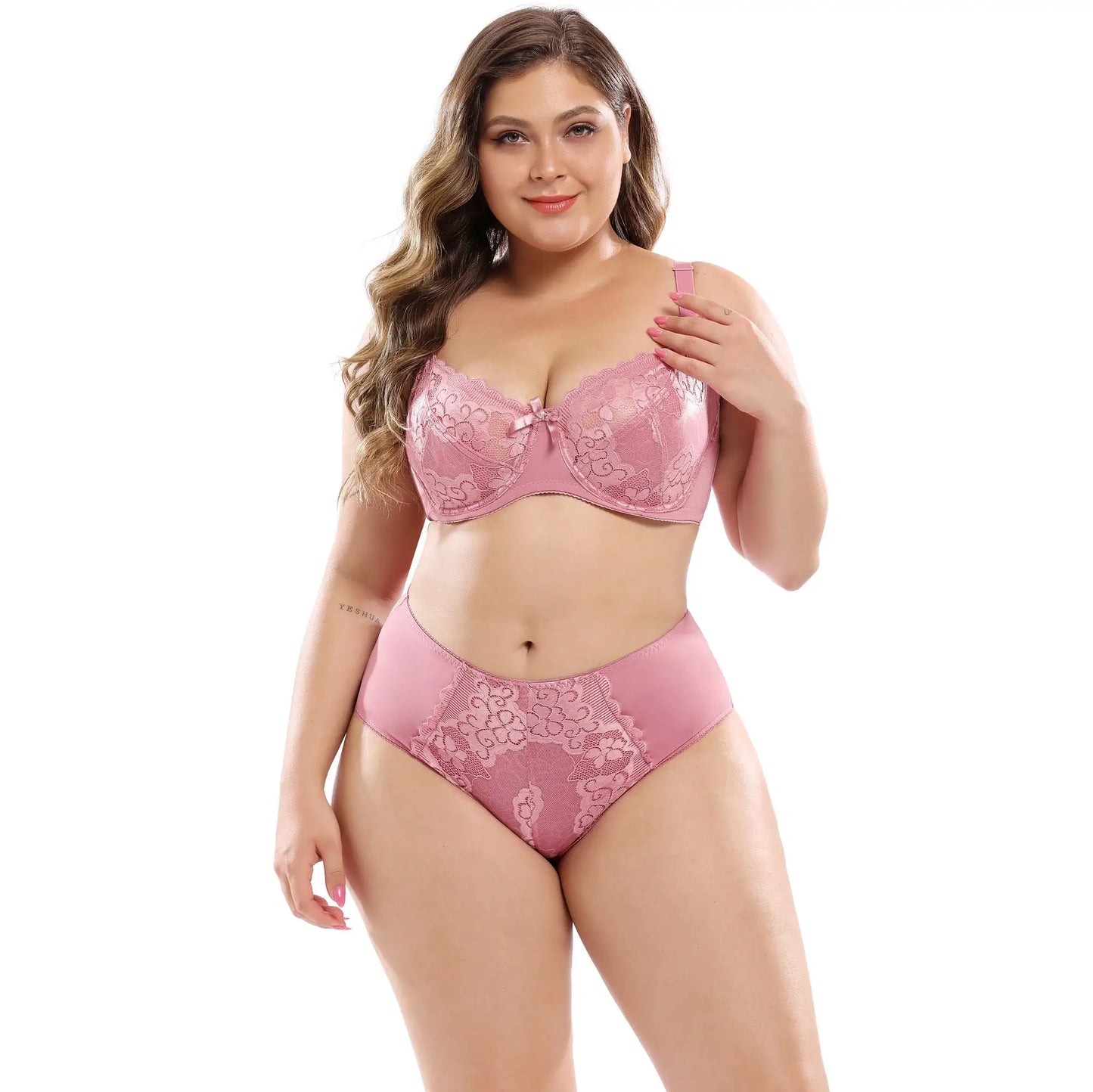 Youngor Transparent Breathable Full Coverage Bra Set