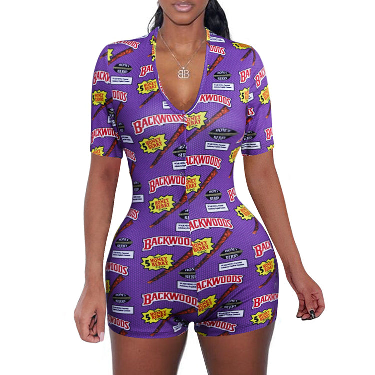 Short Sleeve Pajama Onesie - sharpe elegance1 short-sleeve-pajama-onesie, 