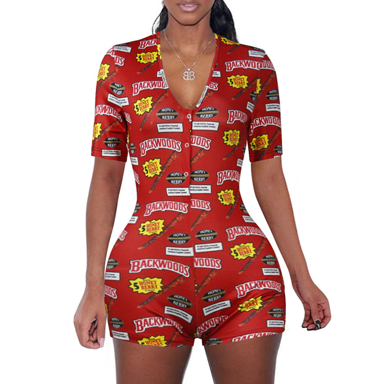 Short Sleeve Pajama Onesie - sharpe elegance1 short-sleeve-pajama-onesie, 