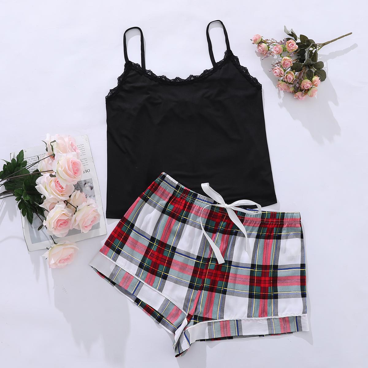 Loose Shorts Plus Size Pajamas Set - sharpe elegance1 loose-shorts-home-wear-plus-size-pajamas-set, Plus Size