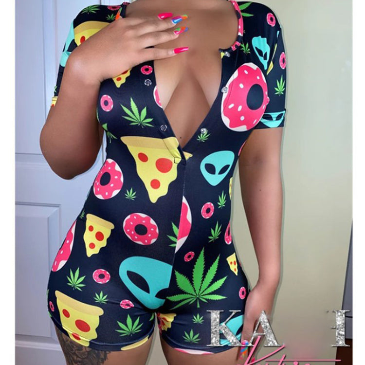 Short Sleeve Pajama Onesie - sharpe elegance1 short-sleeve-pajama-onesie, 