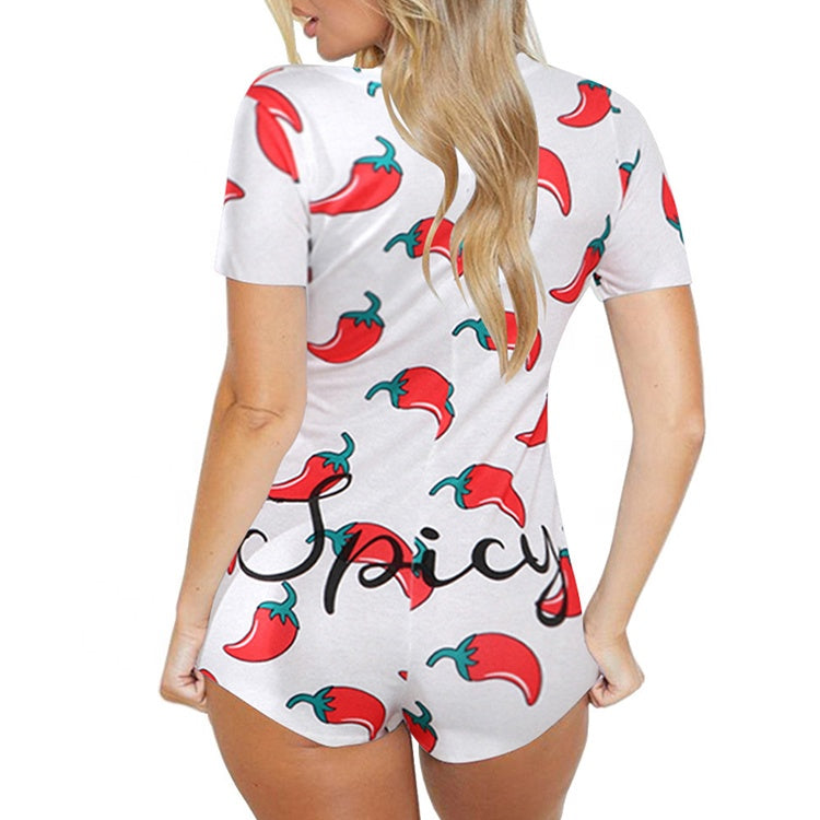 Short Sleeve Pajama Onesie - sharpe elegance1 short-sleeve-pajama-onesie, 