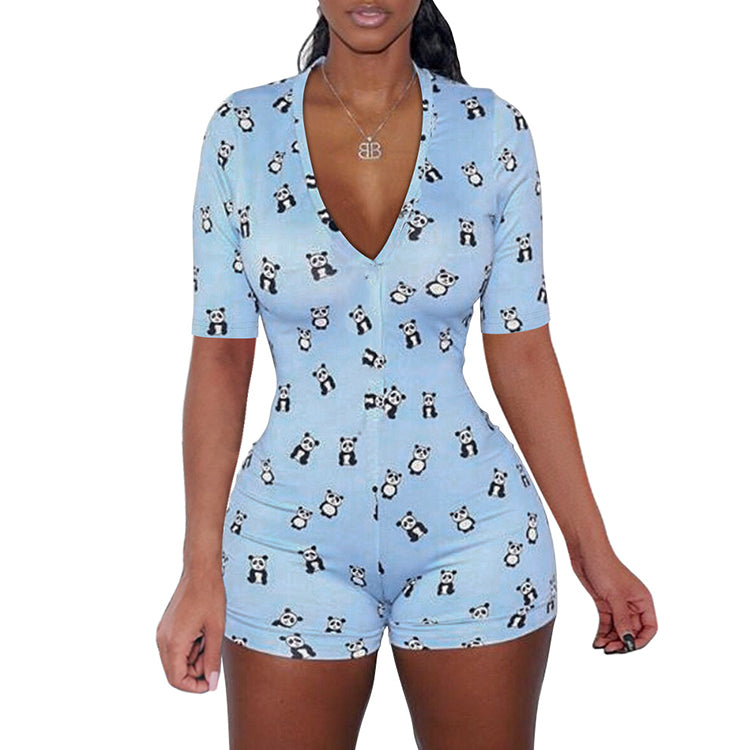 Short Sleeve Pajama Onesie - sharpe elegance1 short-sleeve-pajama-onesie, 