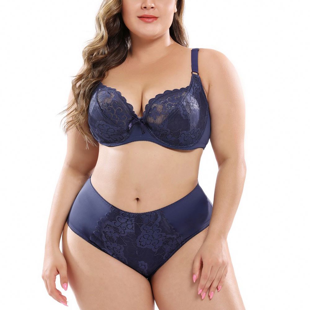 Transparent Breathable Full Coverage Bra Set - sharpe elegance1 transparent-breathable-full-coverage-bra-set, Plus Size
