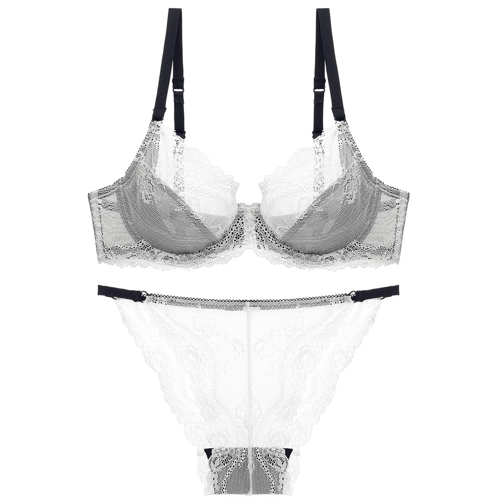 Stylish Transparent Lace Set - sharpe elegance1 signature-stylish-transparent-lace-set, 