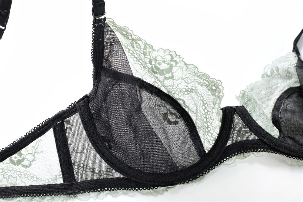Stylish Transparent Lace Set - sharpe elegance1 signature-stylish-transparent-lace-set, 