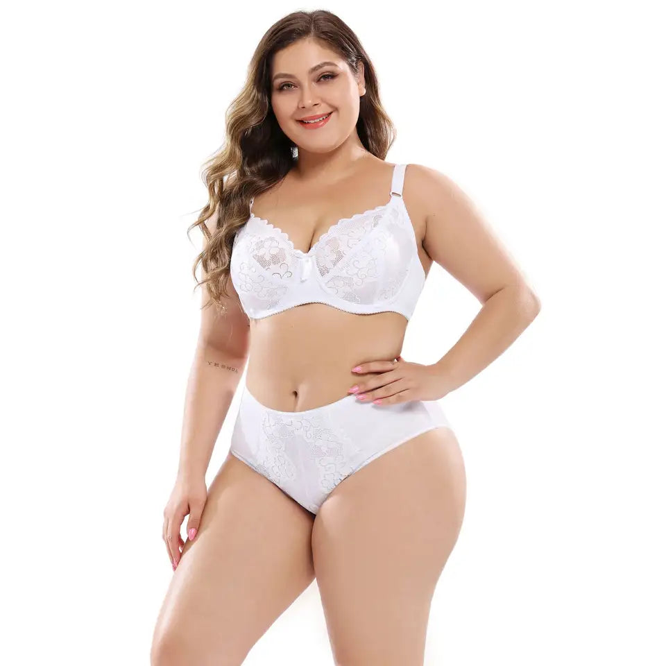 Youngor Transparent Breathable Full Coverage Bra Set